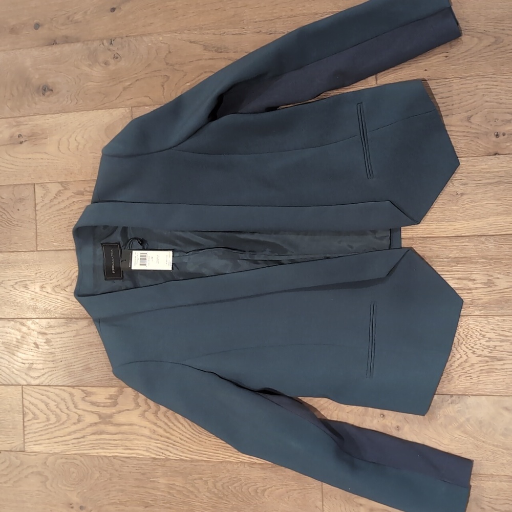 BCBGMAXAZRIA Blue Frederick Blazer